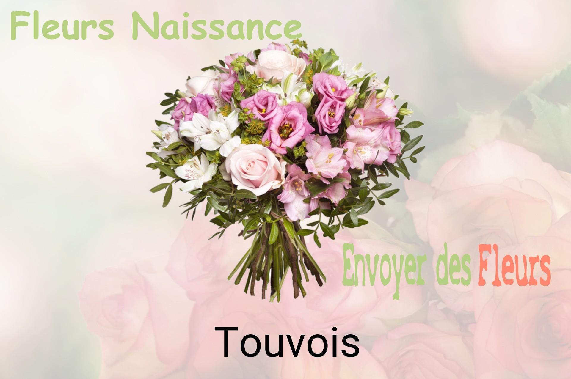 Bouquet de fleurs de naissance livré à Touvois